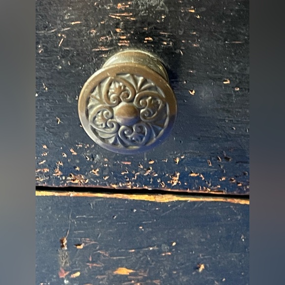 Japanese Antique Wooden Black Drawer Box Tansu Cabinet Storage Edo? Or Meiji ??! - Picture 7 of 16